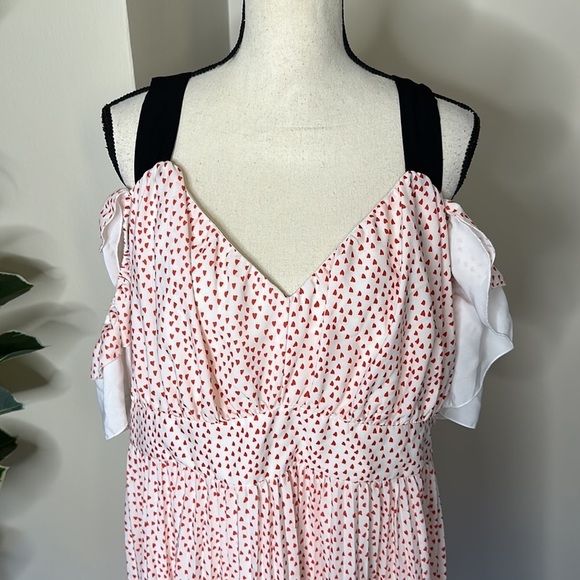 Eloquii Printed Graphic Pleated Midi Dress - Picture 6 of 11